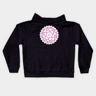 Sacred Geometry Yoga Blossom Kids Hoodie